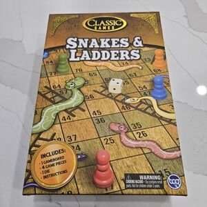 Classic Snakes & Ladders Board Game